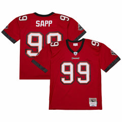 NFL Warren Sapp Tampa Bay Buccaneers 2002 Legacy Replica Jersey - Red for sale