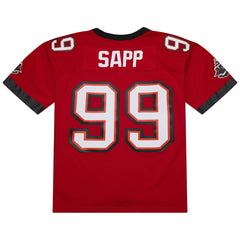 NFL Warren Sapp Tampa Bay Buccaneers 2002 Legacy Replica Jersey - Red for sale