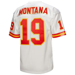 NFL Joe Montana Kansas City Chiefs 1994 Authentic Throwback Retired Player Jersey - White discount