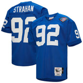 NFL Michael Strahan New York Giants 1994 Authentic Throwback Retired Player Jersey - Royal outlet