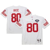 NFL Jerry Rice San Francisco 49ers 1994 Authentic Throwback Retired Player Jersey - White outlet