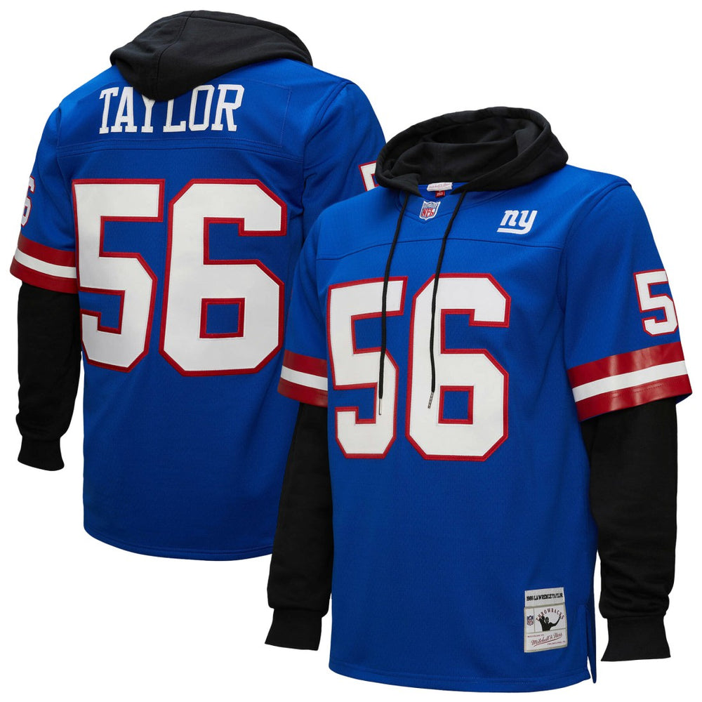 Lawrence Taylor New York Giants Player Name & Number Hoodie Legacy Jersey Royal
