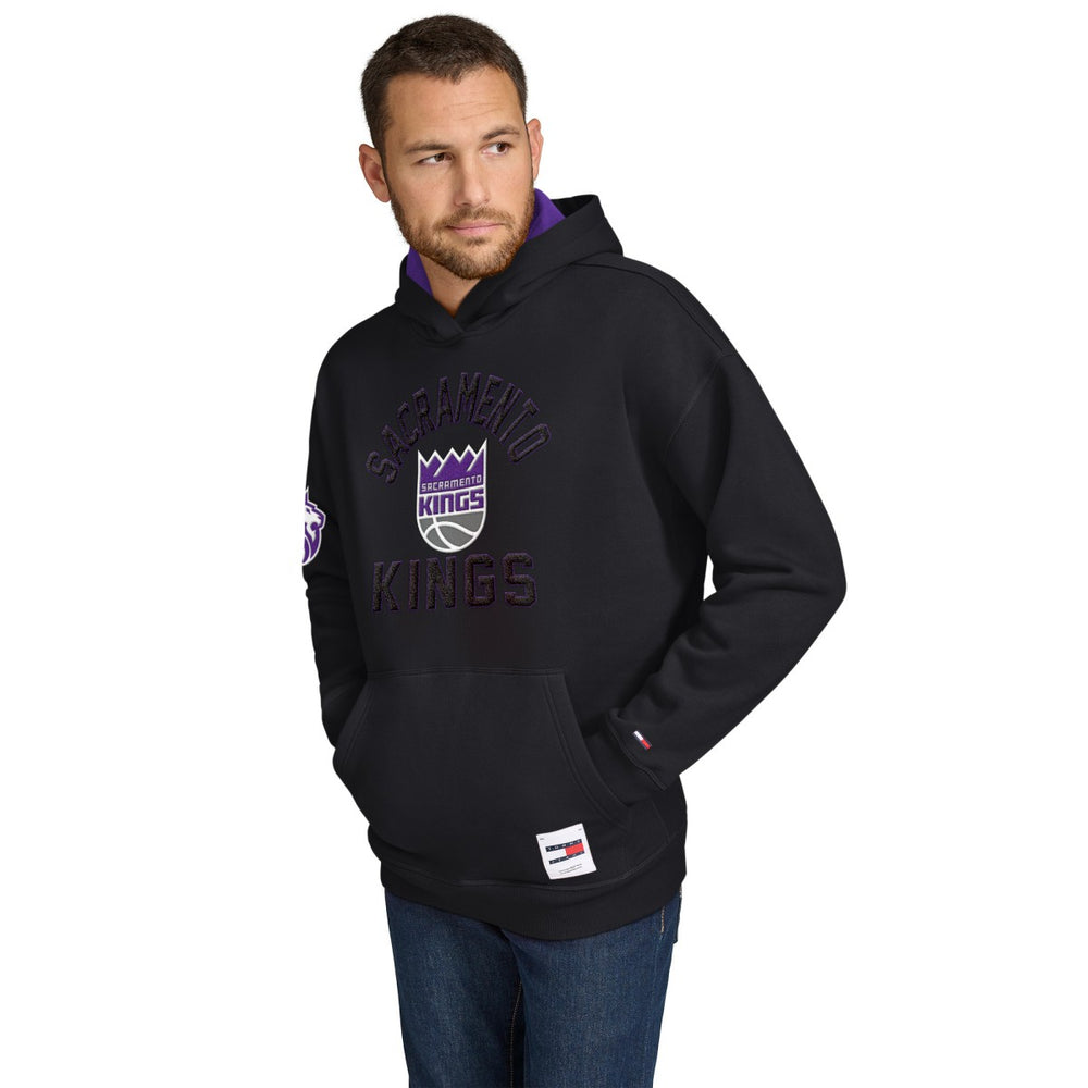 Sacramento Kings Tommy Jeans Sebastian Pullover Hoodie Black