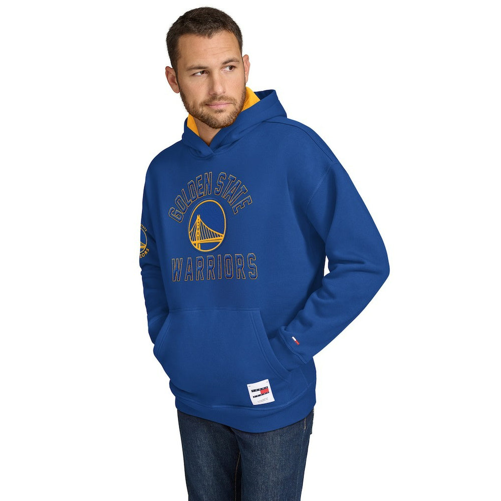 Golden State Warriors Tommy Jeans Sebastian Pullover Hoodie Royal
