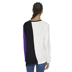 Sacramento Kings Tommy Jeans Women's Amelia Color Blocked Long Sleeve T-Shirt White/Black