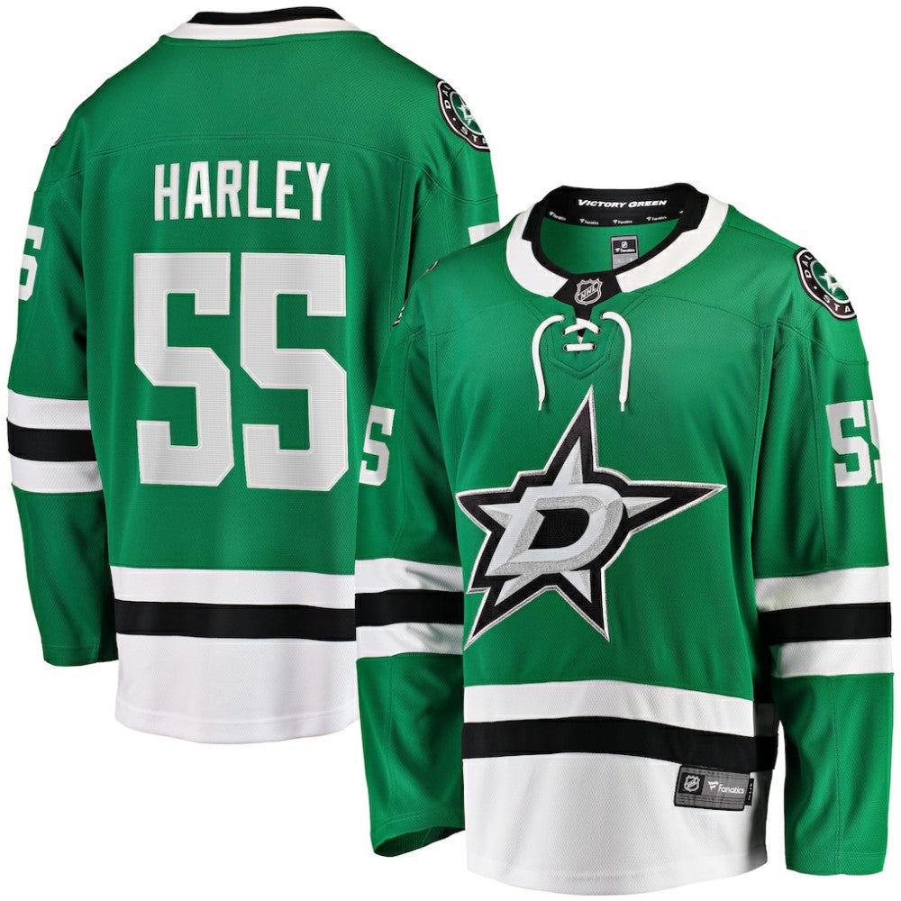 NHL Thomas Harley Dallas Stars Fanatics Home Premier Breakaway Player Jersey - Kelly Green