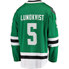 NHL Nils Lundkvist Dallas Stars Fanatics Home Premier Breakaway Player Jersey - Kelly Green
