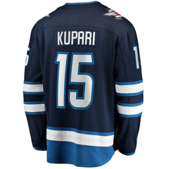 NHL Rasmus Kupari Winnipeg Jets Fanatics Home Premier Breakaway Player Jersey - Navy