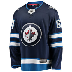NHL Logan Stanley Winnipeg Jets Fanatics Home Premier Breakaway Player Jersey - Navy