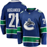 NHL Nils Hoglander Vancouver Canucks Fanatics Home Premier Breakaway Player Jersey - Blue