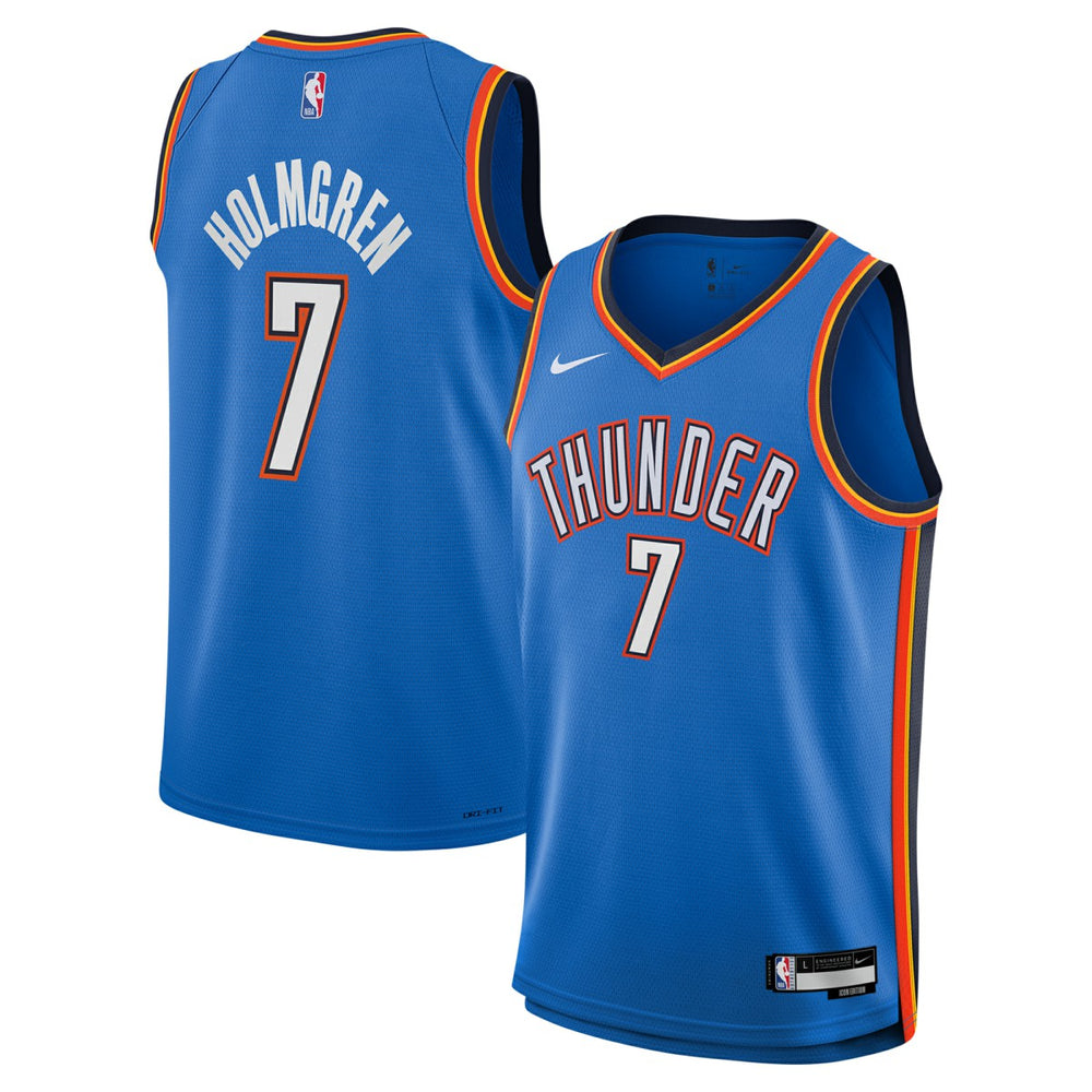 NBA Chet Holmgren Oklahoma City Thunder Youth Swingman Jersey - Icon Edition - Blue