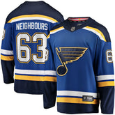 NHL Jake Neighbours St. Louis Blues Fanatics Home Premier Breakaway Player Jersey - Blue