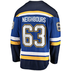 NHL Jake Neighbours St. Louis Blues Fanatics Home Premier Breakaway Player Jersey - Blue
