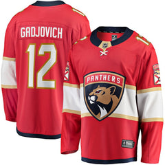 NHL Jonah Gadjovich Florida Panthers Fanatics Premier Breakaway Player Jersey - Red