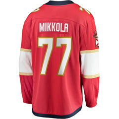 NHL Niko Mikkola Florida Panthers Fanatics Premier Breakaway Player Jersey - Red
