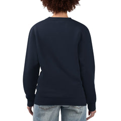 Denver Broncos G-III 4Her by Carl Banks Women's Football Logo Graphic Fleece Tri-Blend Pullover Sweatshirt Navy