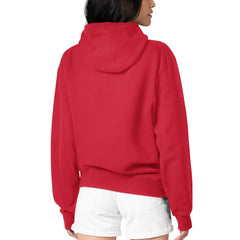 Buffalo Bills G-III 4Her by Carl Banks Women's Football Logo Fleece Tri-Blend Pullover Hoodie Red