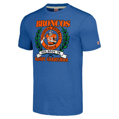 Randy Gradishar Denver Broncos Homage Unisex Caricature Retired Player Tri-Blend T-Shirt Royal
