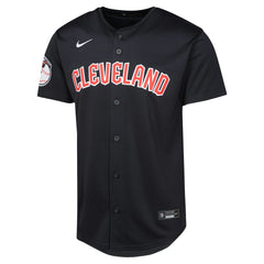 MLB Cleveland Guardians Nike Youth Alternate Limited Jersey - Navy