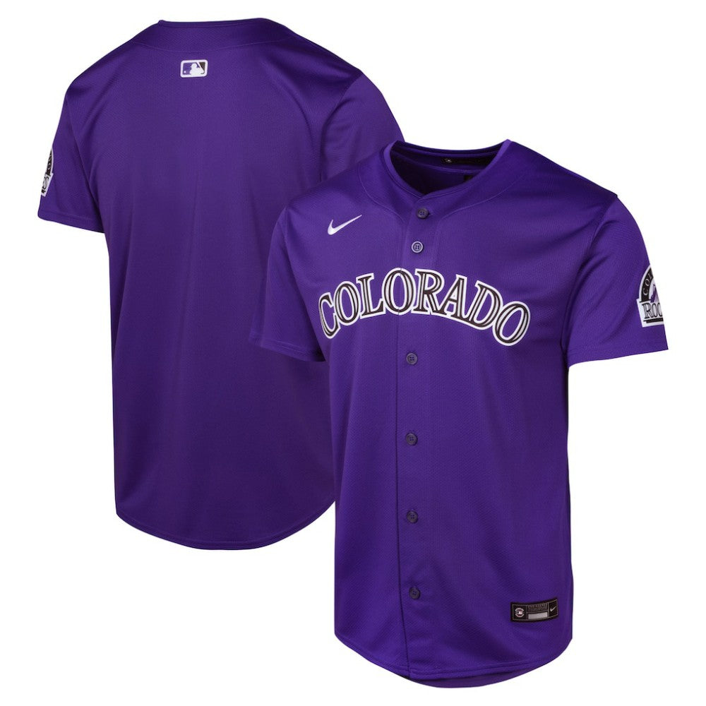 MLB Colorado Rockies Nike Youth Alternate Limited Jersey - Purple