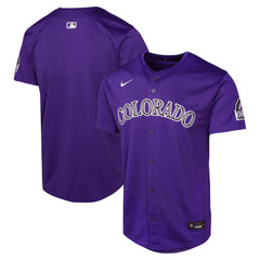 MLB Colorado Rockies Nike Youth Alternate Limited Jersey - Purple