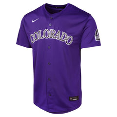 MLB Colorado Rockies Nike Youth Alternate Limited Jersey - Purple