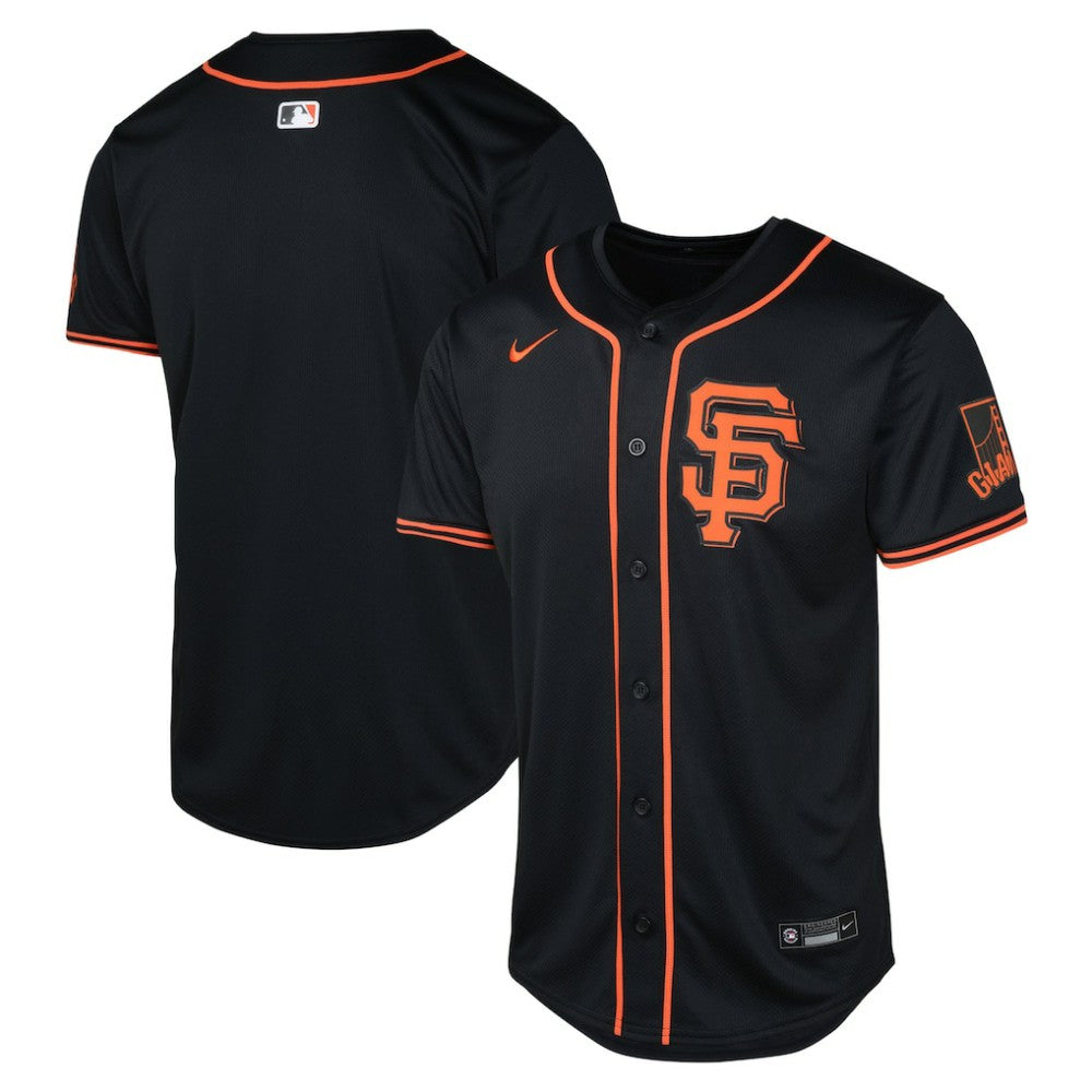 MLB San Francisco Giants Nike Youth Alternate Limited Jersey - Black
