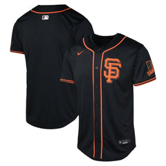 MLB San Francisco Giants Nike Youth Alternate Limited Jersey - Black