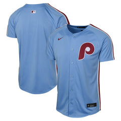 Philadelphia Phillies Nike Youth Alternate Limited Jersey - Light Blue Jerseys