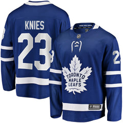 NHL Matthew Knies Toronto Maple Leafs Fanatics Home Premier Breakaway Player Jersey - Blue