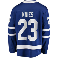 NHL Matthew Knies Toronto Maple Leafs Fanatics Home Premier Breakaway Player Jersey - Blue