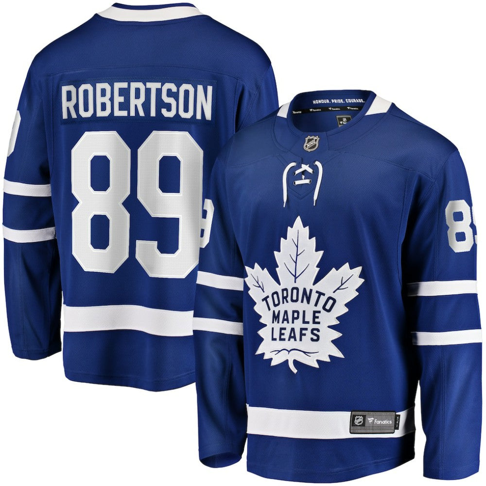 NHL Nicholas Robertson Toronto Maple Leafs Fanatics Home Premier Breakaway Player Jersey - Blue