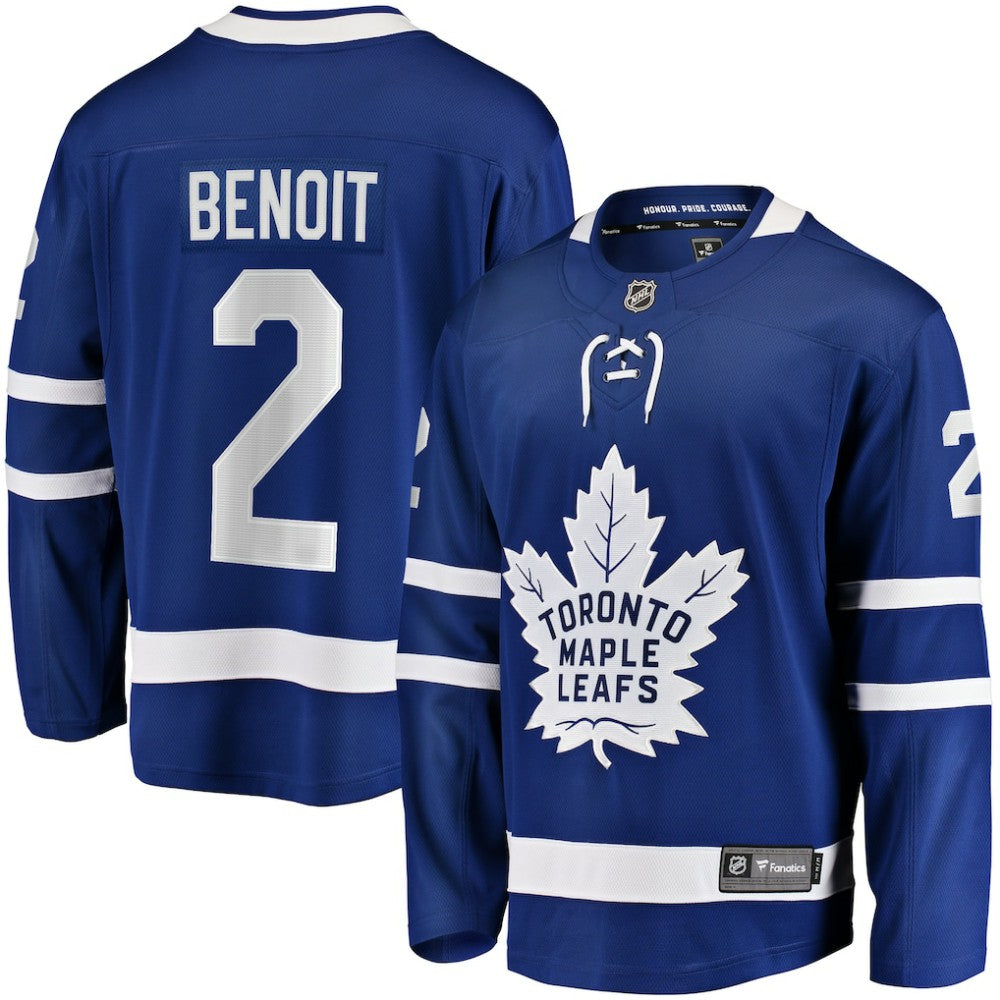 NHL Simon Benoit Toronto Maple Leafs Fanatics Home Premier Breakaway Player Jersey - Blue