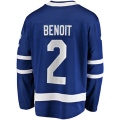 NHL Simon Benoit Toronto Maple Leafs Fanatics Home Premier Breakaway Player Jersey - Blue