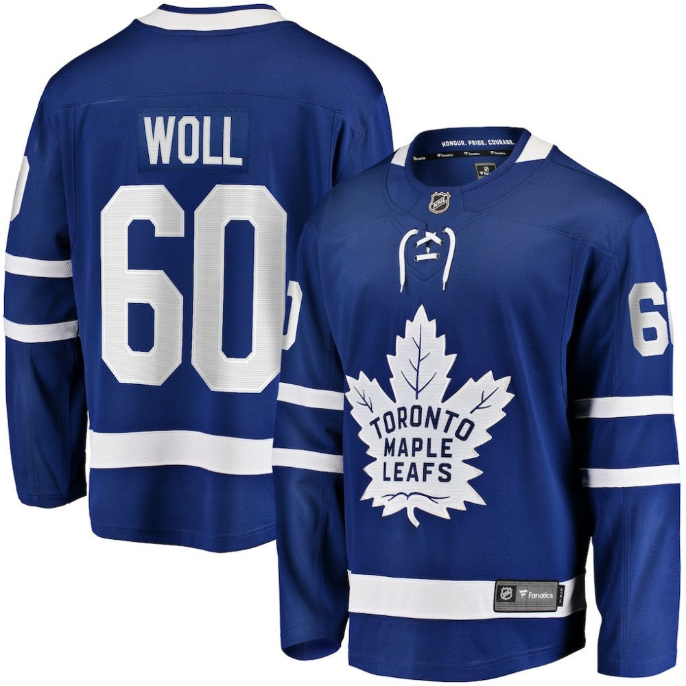 NHL Joseph Woll Toronto Maple Leafs Fanatics Home Premier Breakaway Player Jersey - Blue