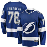 NHL Emil Lilleberg Tampa Bay Lightning Fanatics Home Premier Breakaway Player Jersey - Blue