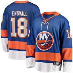 NHL Pierre Engvall New York Islanders Fanatics Home Premier Breakaway Player Jersey - Blue