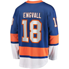 NHL Pierre Engvall New York Islanders Fanatics Home Premier Breakaway Player Jersey - Blue