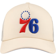 Philadelphia 76ers Trucker Adjustable Hat Cream