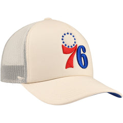 Philadelphia 76ers Trucker Adjustable Hat Cream