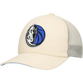 Dallas Mavericks Trucker Adjustable Hat Cream