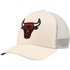 Chicago Bulls Trucker Adjustable Hat Cream