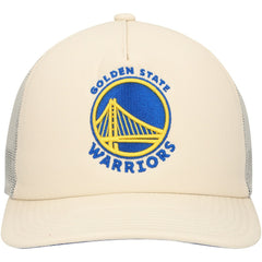 Golden State Warriors Trucker Adjustable Hat Cream