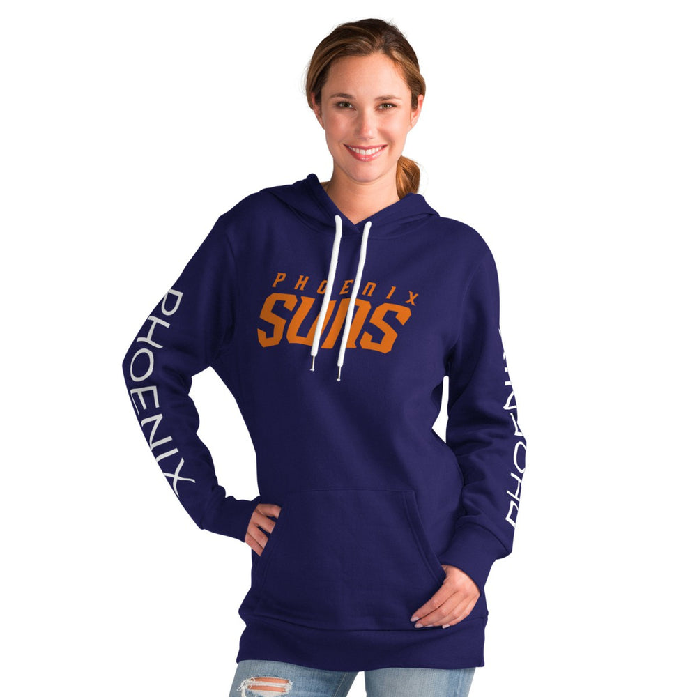 Phoenix Suns G-III 4Her by Carl Banks Women's Base Coach Pullover Hoodie Purple