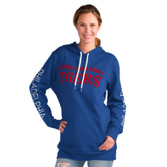 Philadelphia 76ers G-III 4Her by Carl Banks Women's Base Coach Pullover Hoodie Royal