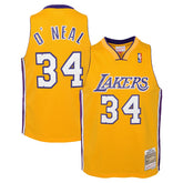 NBA Shaquille O'Neal Los Angeles Lakers Youth 1999/00 Hardwood Classics Swingman Jersey - Gold