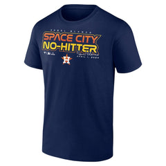 Ronel Blanco Houston Astros Space City No-Hitter T-Shirt – Navy T-shirts