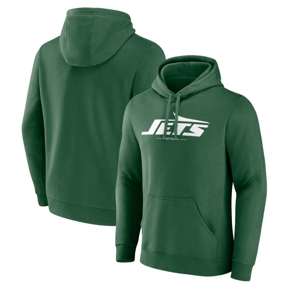 New York Jets Team Lockup Pullover Hoodie Green