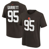 Myles Garrett Cleveland Browns Youth Player Name & Number T-Shirt Brown