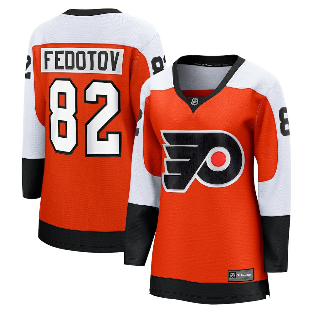 NHL Ivan Fedotov Philadelphia Flyers Fanatics Women's Home Premier Breakaway Player Jersey Breakaway Jersey - Orange